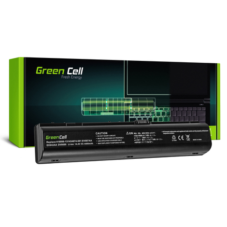 Green Cell Battery for HP DV9000 DV9500 DV9600 DV9700 DV9800 / 14,4V 4400mAh