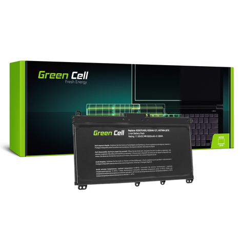 Green Cell Battery for HP Pavilion 14 15 15T 15Z 17 17Z / 11,55V 3400mAh