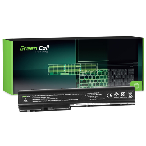 Green Cell Battery for HP Pavilion DV7 DV7T DV7Z DV8 / 14,4V 4400mAh