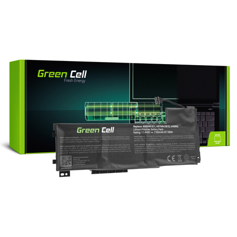 Green Cell Laptop akkumulátor VV09XL HP ZBook 15 G3 G4 