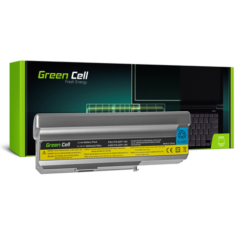 Green Cell Battery for Lenovo 3000 N100 N200 C200 / 11,1V 6600mAh