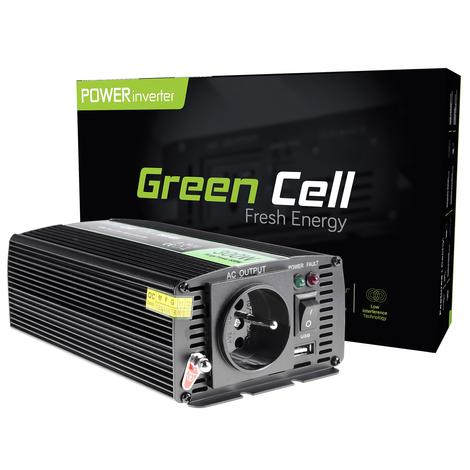 Green Cell ® Voltage Car Inverter 12V to 230V, 300W - GreenCell - PowerX -  Battery specialty store