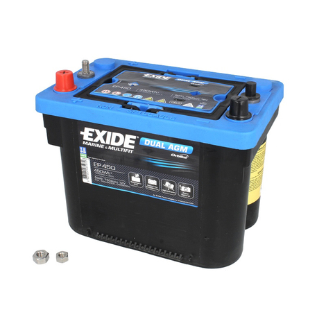EXIDE EP450 50Ah 750A Bal + Car battery