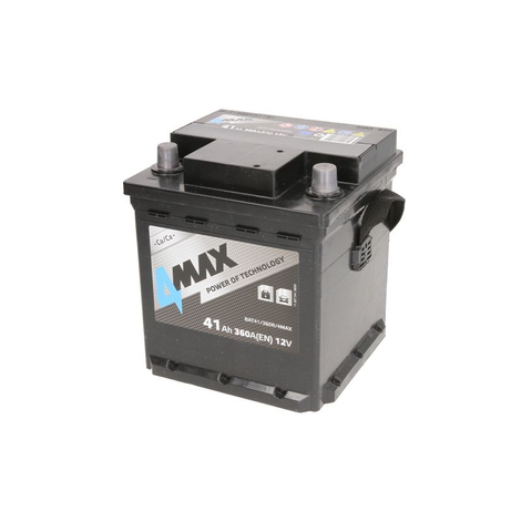 4MAX BAT41/360R/4MAX 41Ah 360A R+ Car battery