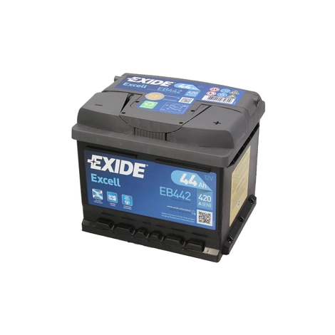 EXIDE EB442 44Ah 420A R+ Autó Akkumulátor