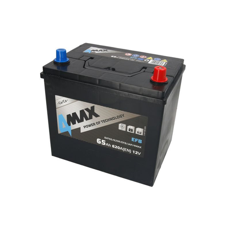 4MAX BAT65/620R/EFB/JAP/4MAX 65Ah 630A Jobb+ Autó akkumulátor