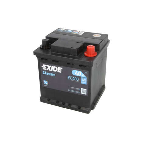 EXIDE EC400 40Ah 320A R+ Autó Akkumulátor