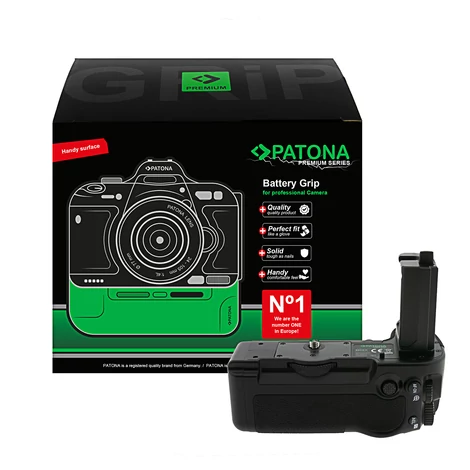 PATONA Premium Portrémarkolat VG-C5 RC-L Sony A9III A1II 2 x NP-FZ100 akkumulátorhoz, távirányítóval együtt