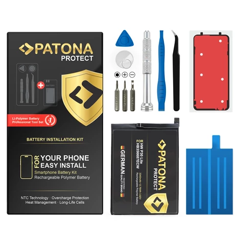 PATONA PROTECT akkumulátor Huawei P30 Lite Mate 10 Lite Nove 2 Plus P Smart HB356687ECW-hez, beleértve a telepítőkészletet