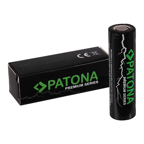 PATONA Prémium 18650 Li-ion Akkumulátor – 3500mAh, 3.7V (Lapos)