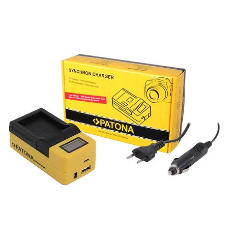 Synchron USB nabíjačka PATONA f. Nikon ENEL25 EN-EL25 Z30 Z50 Z fc s LCD
