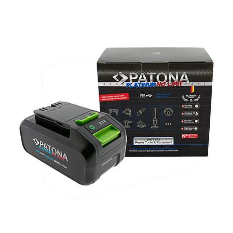 PATONA Platinum 24V akkumulátor Greenworks Kerti & Szerszámokhoz 4000mAh USB-C bemenettel és kimenettel