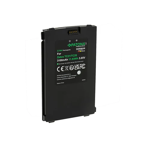 PATONA Prémium Akkumulátor Zebra TC21 / TC210 / TC210K / TC26 / TC26AK számára – 3100mAh 3.85V Li-Ion