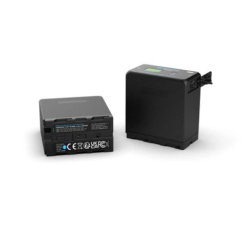 PATONA Platinum akkumulátor Sony NP-F970-hez 10500mAh PD45W 1xUSB-C 1xUSB-A, Power Bank hordtáskával