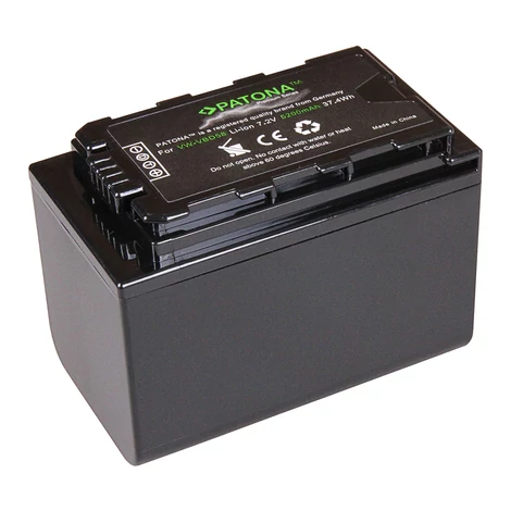 Panasonic VW-VBD58 AJ-PX270 AG-AC8EJ VW-VBD58E-K 5200mAh / 7,2V / 37,4Wh Premium batéria - Patona Premium