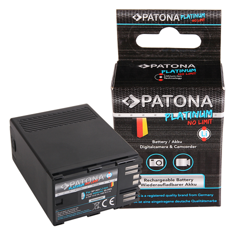PATONA Canon BP-A65 A60 A30 EOS C200 C300 Mark II XF705 D-Tap Platinum akku - Patona 