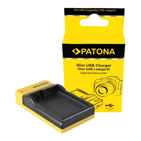 PATONA Slim Micro-USB nabíjačka Nikon EN-EL15 1 V1 EN-EL15 D600 D610 D7000 D7100 - Patona