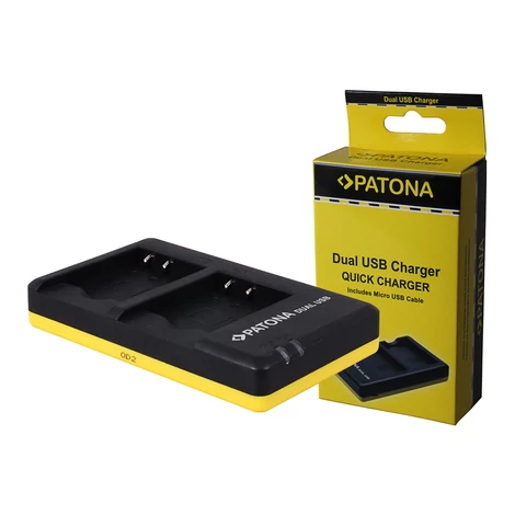 Sony NP-BN1 BN1 Dual Quick Battery / Încărcător de baterii cu cablu Micro USB - Patona