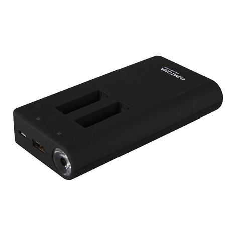 Powerbank 2x GoPro Hero 4 akkumulátor / akkuokhoz 7500 mAh +USB kimenet - Patona 
