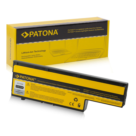 Medion Akoya E6210, E6211, E6212 szériákhoz, 4400 mAh akkumulátor / akku - Patona 