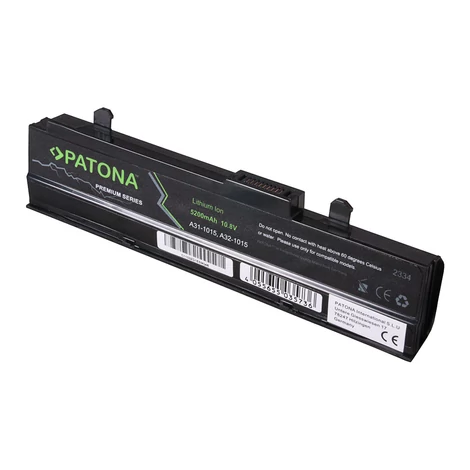 Asus EeePC PC1015 1016 1025 A32-1015 10,8 V 5,2 Ah Li-Ion Premium batéria - Patona Premium
