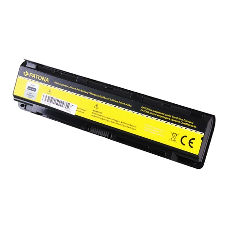 Toshiba Satellite C50 50D 50D 50t 55 55D, C55Dt C55t 4400 mAh batéria / nabíjateľná batéria - Patona