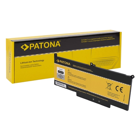 PATONA Battery f. Dell E7280 E7380 E7390 E7480 7290 7390 7480 F3YGT