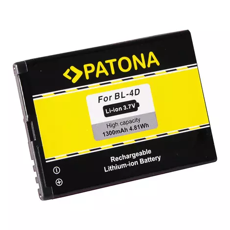 PATONA Battery f. Nokia E5 E5-00 E7 E7-00 N8 N8-00 N97 mini 808 Pure View BL-4D BL4D