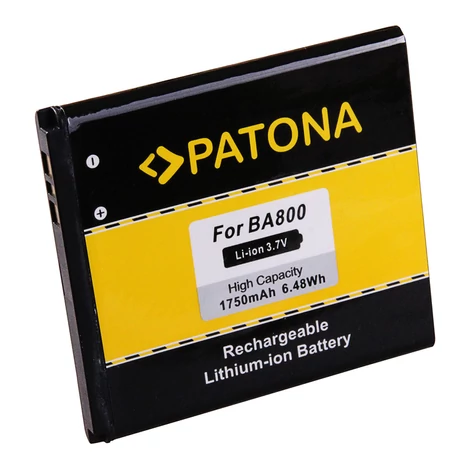 Sony Ericsson Xperia C LT25i LT26i S BA800 SP50KERA10 1750mAh Li-Ion akkumulátor / akku - Patona