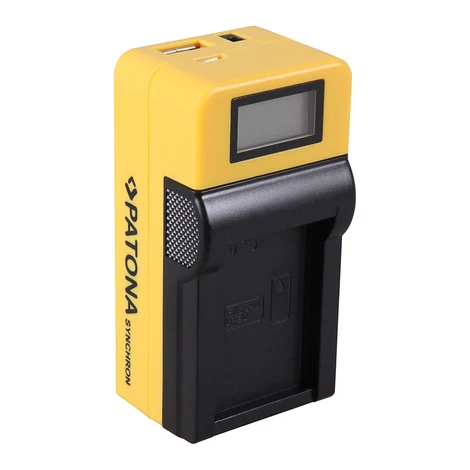 Canon LPE12 LPE-12 LCD  Synchron USB akkumulátor / akku töltő - Patona
