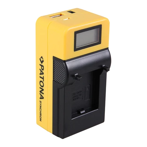 GoPro AHDBT201 AHDBT-201  Synchron USB akkumulátor / akku töltő LCD-vel - Patona