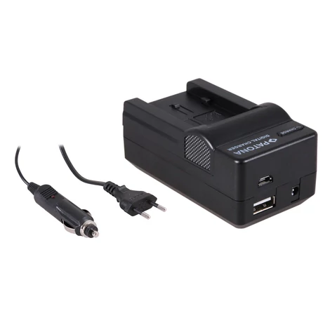 Panasonic VBK180 VBK360 HDC-DX3 HDC-HS60  4in1 akkumulátor / akku töltő - Patona