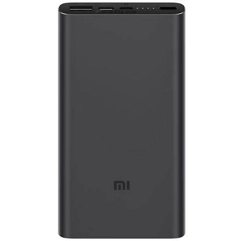 Xiaomi Mi Power Bank 3 10000 mAh 18W gyors töltés - Fekete