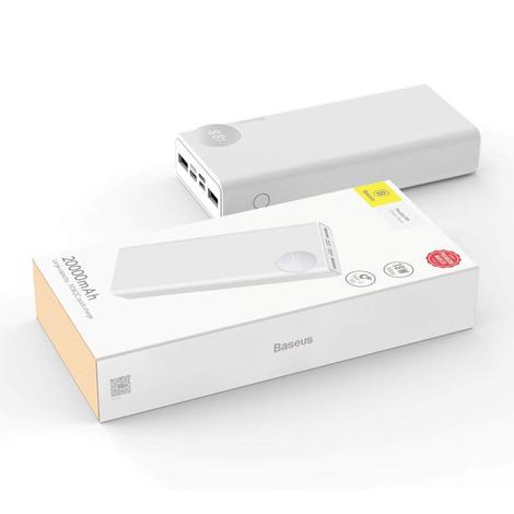 Baseus Bright Moon Power Bank QC 3.0 20000mAh Fehér (PPALL-MY02)