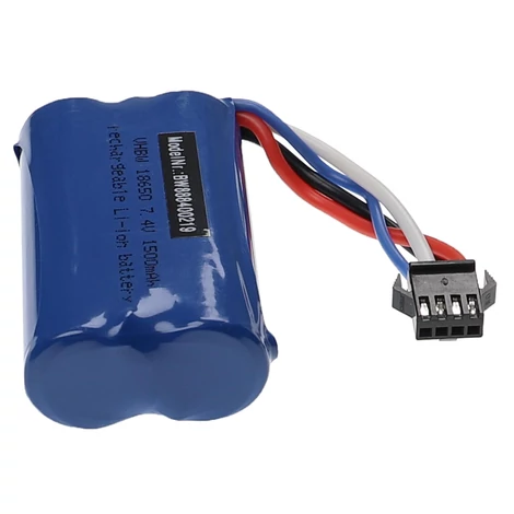 VHWB Modellkészítő eszköz, RC akkumulátor UDI 002, 902 / Hnqi 961, 962-hez – 1500 mAh 7,4 V Li-Ion, T-dugó