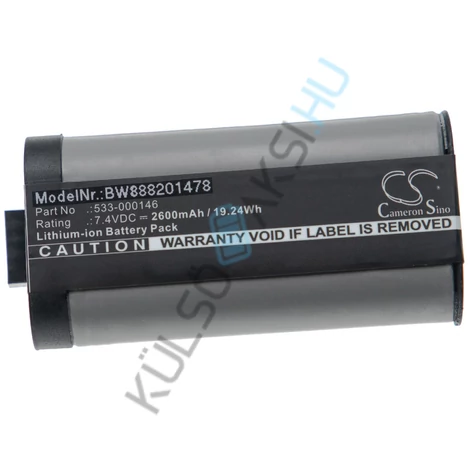 VHBW akkumulátor helyettesíti a Logitech 533-000146-ot a Logitech hangszóróhoz - Li-Ion 2600 mAh