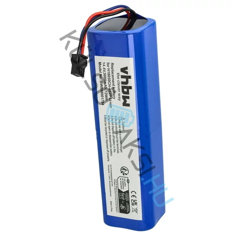 Csere akkumulátor  Proscenic NR18650 M26-4S2P, H18650CH-4S2P  - 5000mAh, 14.4V, Li-Ion