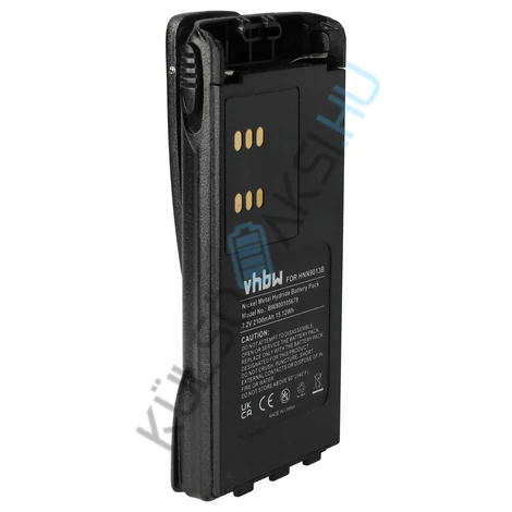 VHBW rádió csere akkumulátor Motorola HMNN4151, HMNN4154, HNN4001, HMNN4158, HMNN4159 készülékekhez - 2100 mAh 7,2 V NiMH