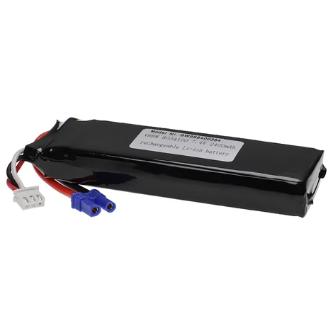Modelársky nástroj VHWB, RC batéria - 2400 mAh 7,4 V Li-polymér, EC2