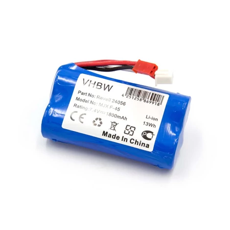 Modelársky nástroj VHWB, RC batéria Revell 43986, 24056, 2406 - 1800 mAh 7,4 V Li-Ion, 2PIN/3PIN