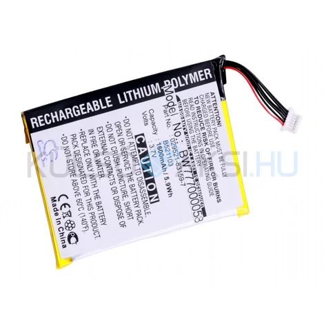 VHBW Telefon akkumulátor akku Asus 029521-83159-7, B521103 - 1500mAh, 3.7V, Li-polymer