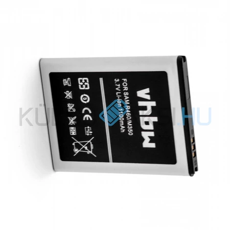 VHBW Telefon akkumulátor akku Samsung AB463851BA, AB463851BABSTD - 1100mAh, 3.7V, Li-ion