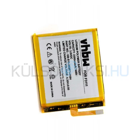 VHBW Telefon akkumulátor akku Sony GB-S10-385871-010H - 2300mAh, 3.8V, Li-polymer
