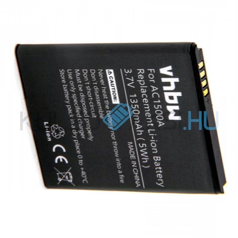 VHBW Telefon akkumulátor akku Archos AC1500A - 1350mAh, 3.7V, Li-ion