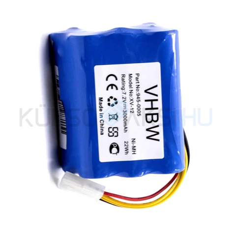 VHBW Batéria Neato 945-0005 for - 3000mAh, 7.2V, NiMH