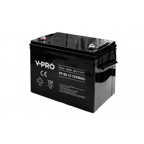 Volt Polska Akkumulátor AGM VPRO 12V 90Ah VRLA