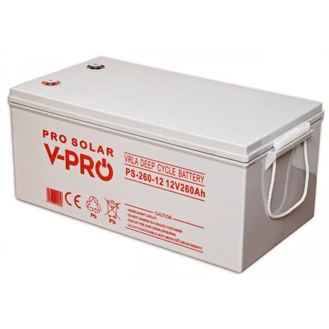 Volt Polska Hlbokotlaková batéria 12V 260Ah VLRA