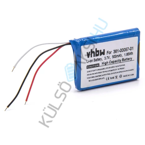 Výmena batérie inteligentných hodiniek VHBW pre Garmin 361-00057-01 - 500 mAh 3,7 V Li-Ion