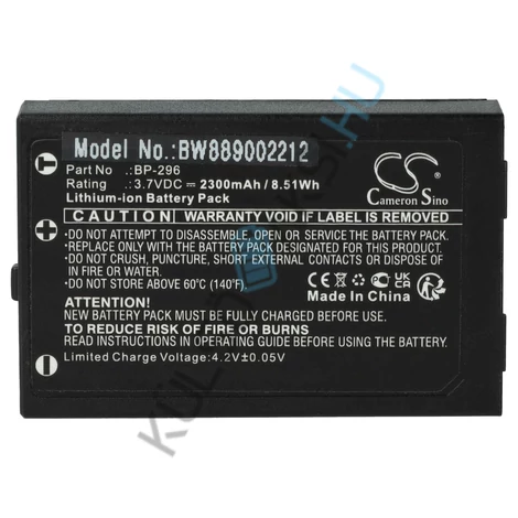 Náhrada rádiovej batérie VHBW pre Icom BP-296 - 2300 mAh 3,7 V Li-Ion