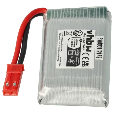 VHWB Modellkészítő eszköz, RC akkumulátor  Revell 23951-hez – 700 mAh 3,7 V Li-polimer, Mini JST-dugó
